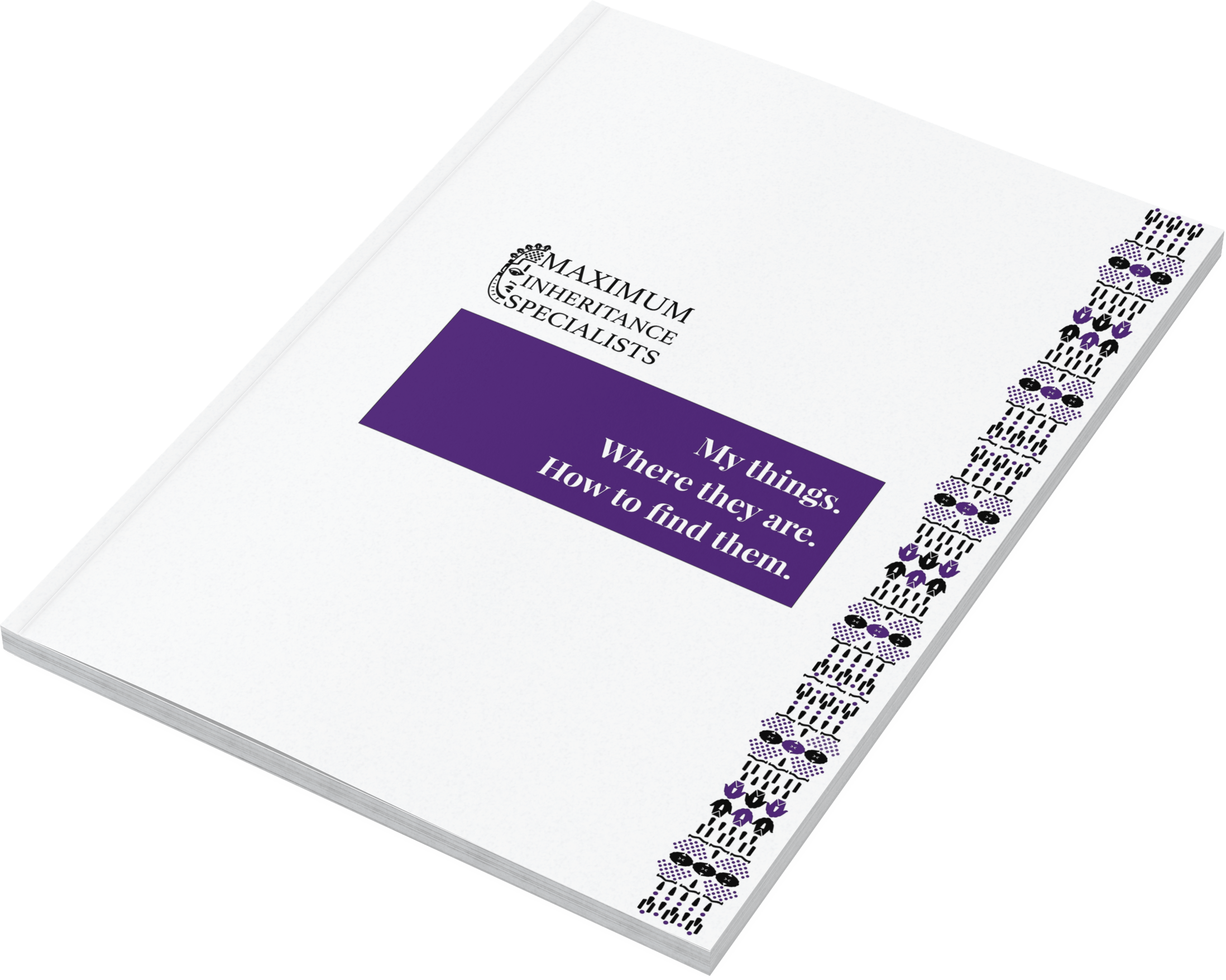 Maximum Inheritance - Inheritance Tax and Estate Planning Schedule of Asset sBook