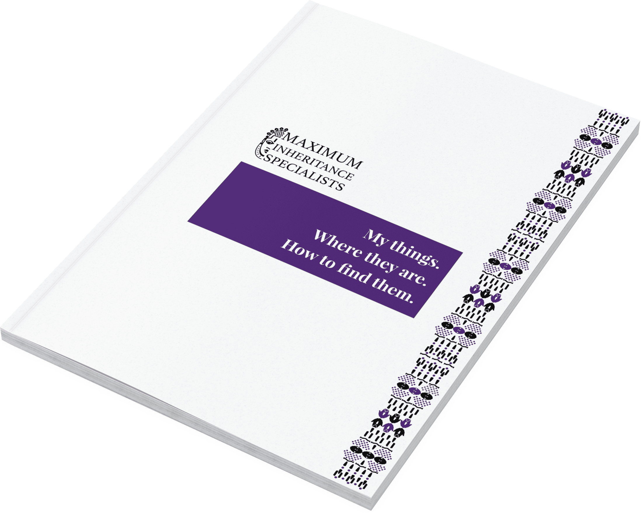 Maximum Inheritance - Schedule of Assets Maximum Inheritance - Inheritance Tax and Estate Planning Schedule of Asset sBook